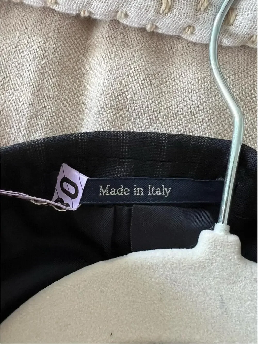 Gucci Black Pinstripe Two-Button Suit Jacket